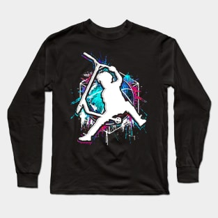 Colorful Scooter - Stuntscooter - Stunt Scooter Long Sleeve T-Shirt